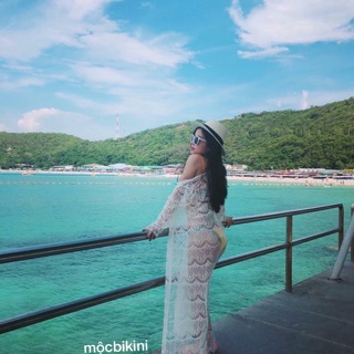 Áo choàng ren đi biển (ẢNH THẬT)