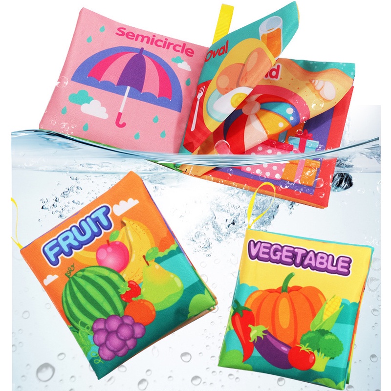 Sách vải mềm ZHAN QI TOYS có âm thanh giáo dục sớm cho bé sơ sinh