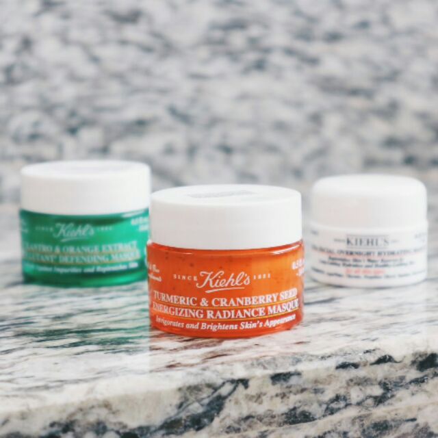 Mặt nạ đất sét và nghệ kiehls mini