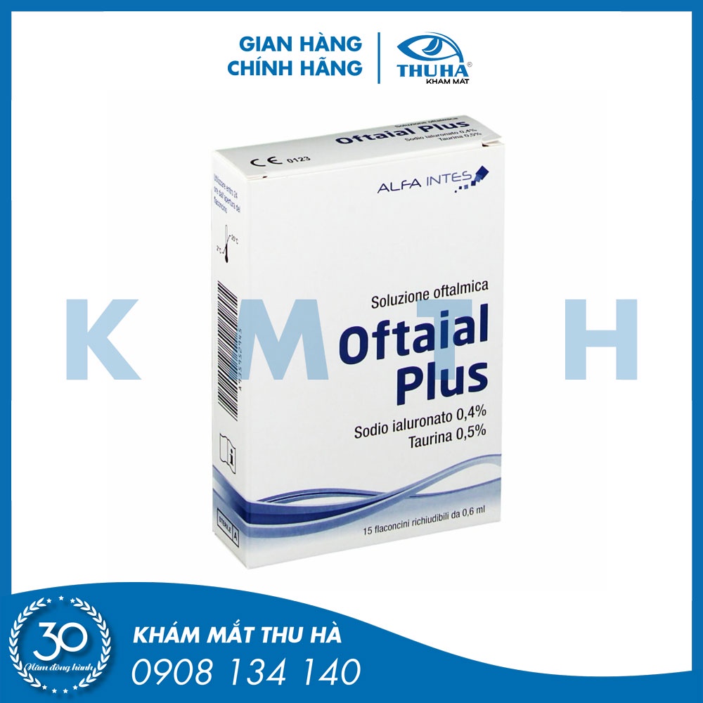 Dung dịch nhỏ mắt OFTAIAL PLUS - ALFA INTES ( Italia ) - Chính hãng