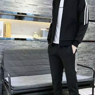 Áo khoác 3 sọc cổ đứng