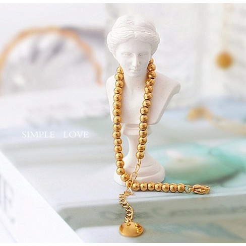 [FreeShip] Lắc tay vòng tay nữ titan chuỗi hạt tròn S1-403 - CAM KẾT KHÔNG BAY MÀU