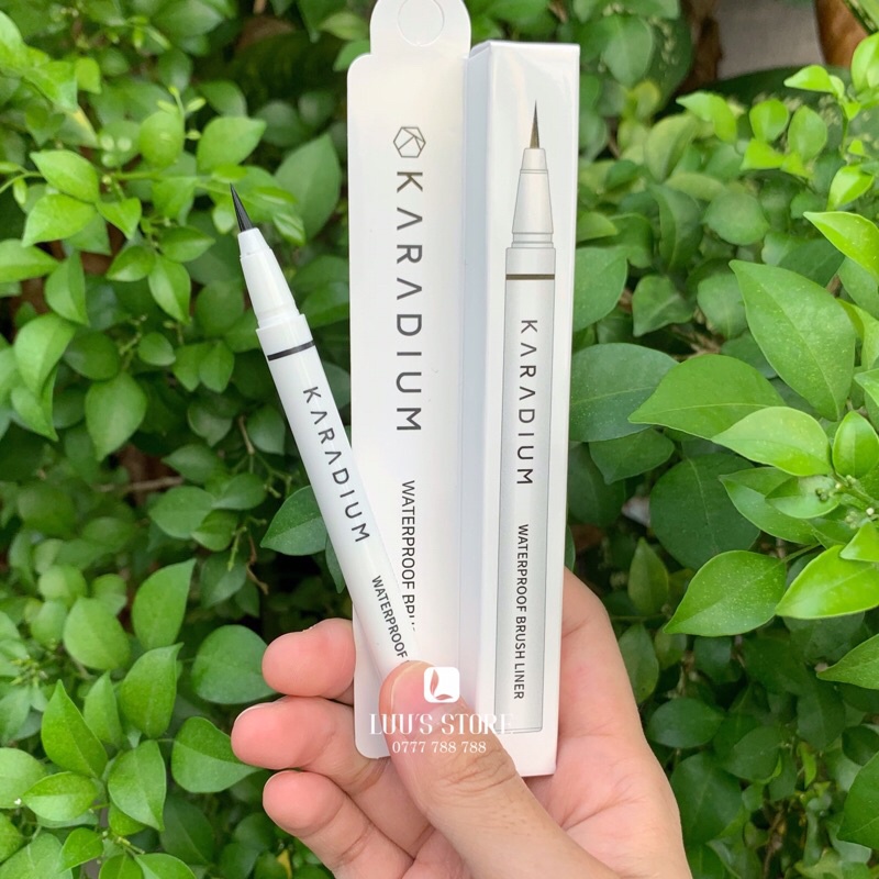 Mắt Nước Karadium Waterproof Brush Liner Vỏ Trắng Mới