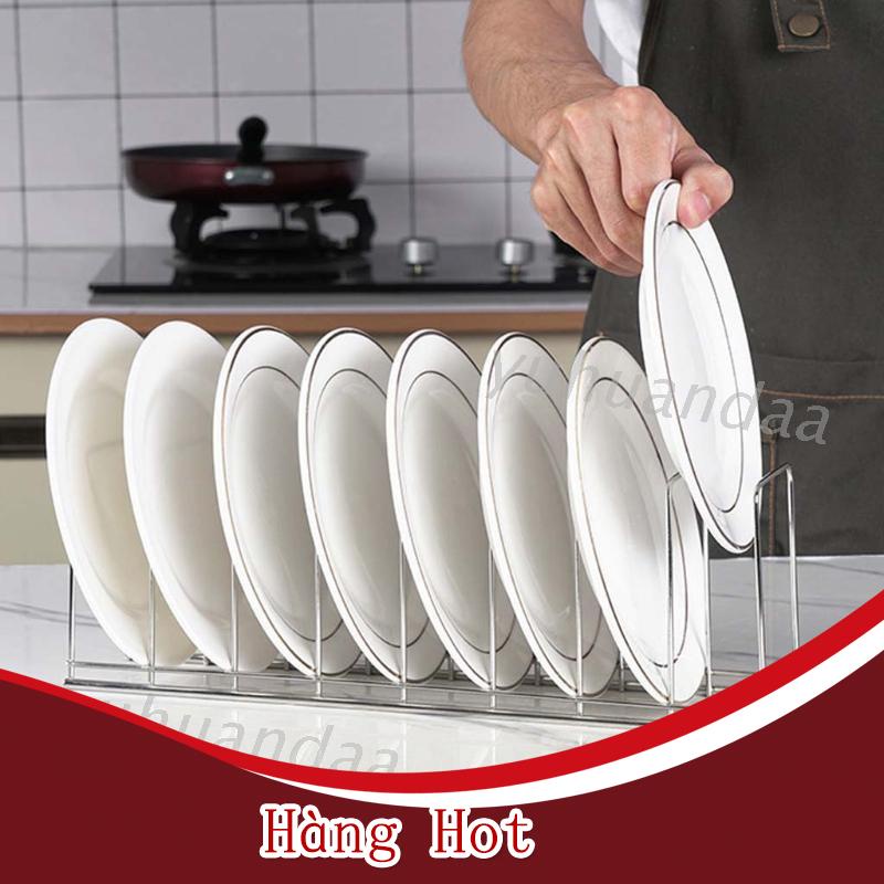 Kệ Ngang đựng đĩa, vung Inox cao cấp