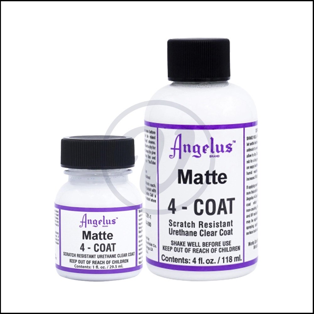 Matte - Sơn phủ bảo vệ cao cấp ANGELUS 4 - Coat tạo hiệu ứng ít bóng 29.5ml | 118ml
