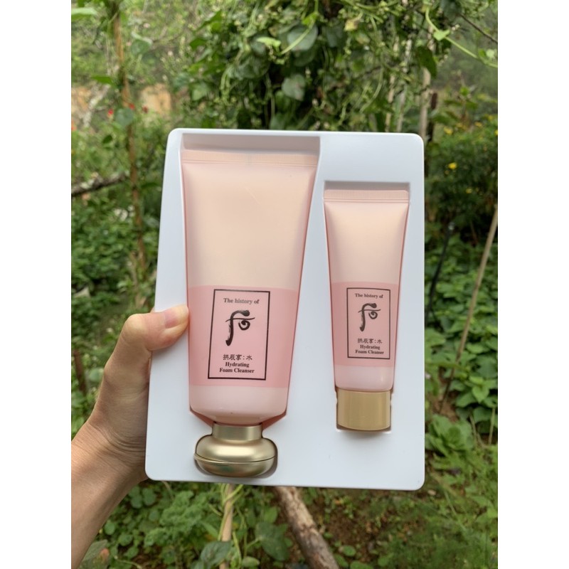 SET SỮA RỬA MẶT WHOO HỒNG