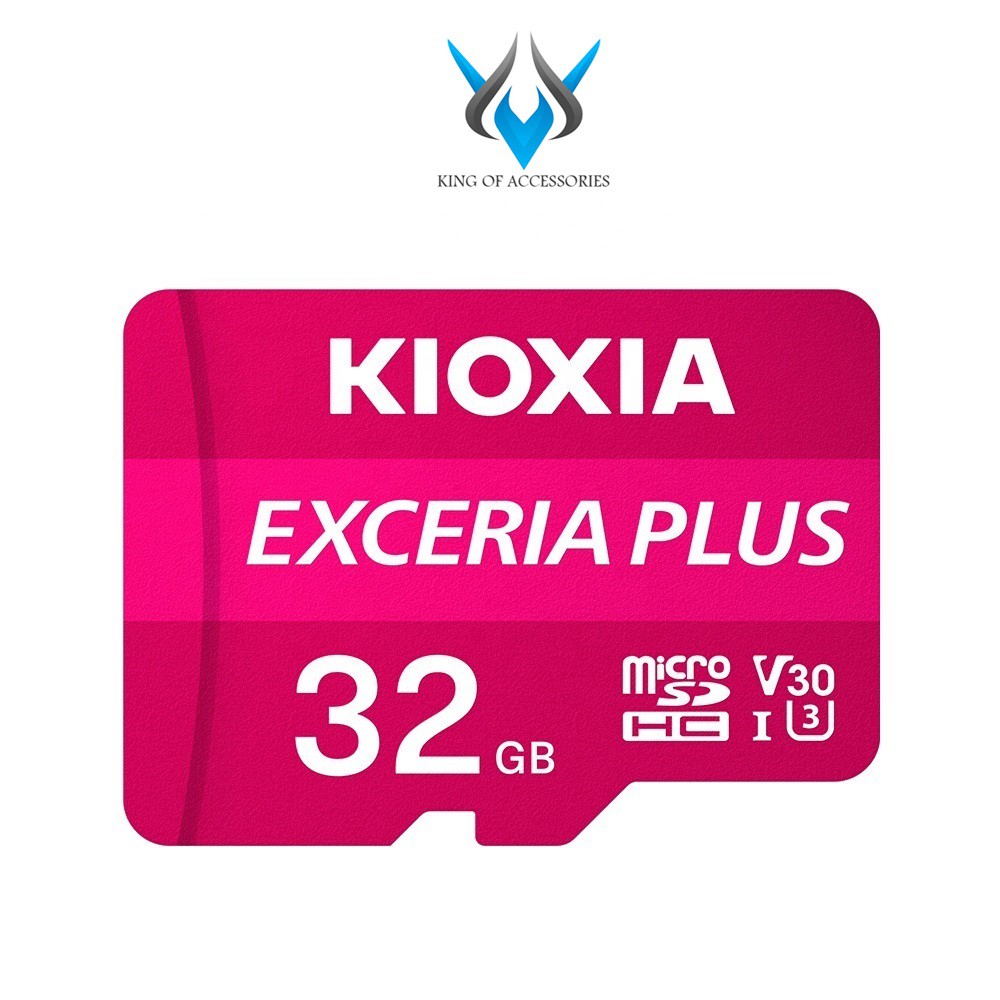 Thẻ nhớ MicroSDHC Kioxia Exceria Plus 32GB U3 4K A1 V30 R98MB/s W65MB/s