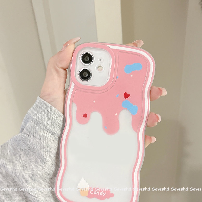 Ốp Điện Thoại Mềm Họa Tiết Bánh Kem / Dâu Tây / Bơ Cho iPhone 13 12 11 Pro Max Xs Max Xr X 7 8 6 6s Plus