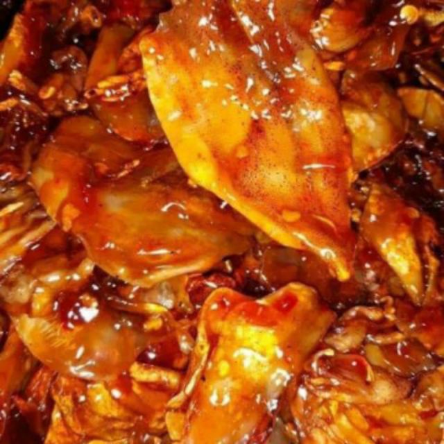 Mực rim ngào sate