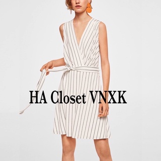 Sale Đầm Kẻ Sọc MNG Xuất