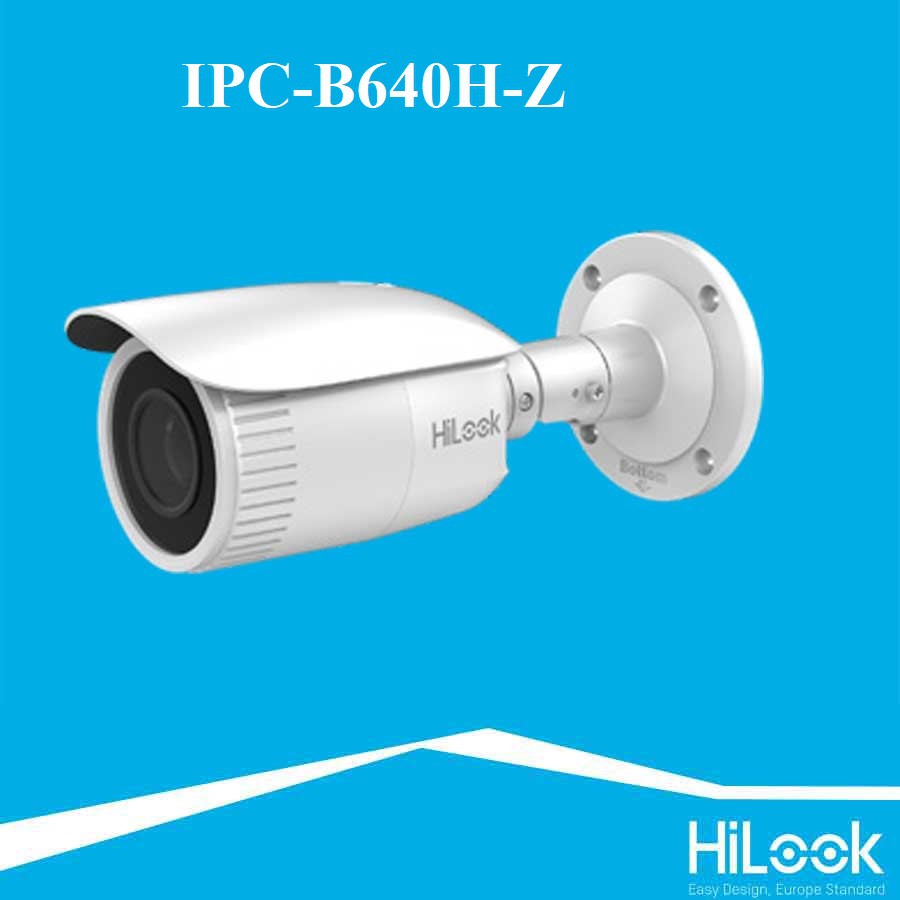 Camera IP hồng ngoại 4.0 Megapixel HILOOK IPC-B640H-Z - Thay đổi tiêu cự - Hàng chính hãng