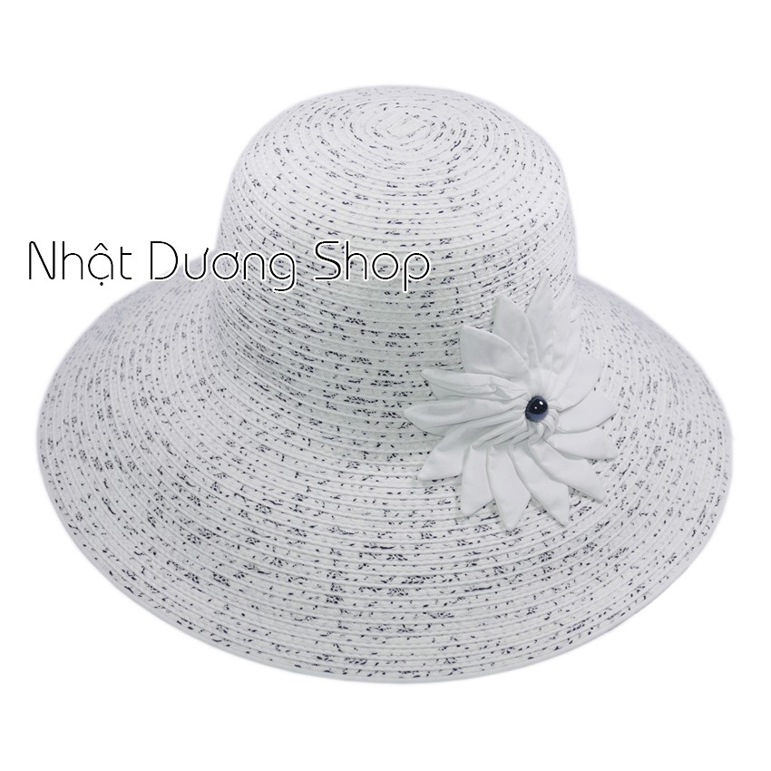 [ FREESHIP ] Nón bo nữ vành rộng 11 cm, vòng đầu 56 cm - chất liệu vải cói đẹp thích hợp cho chị em phụ nữ