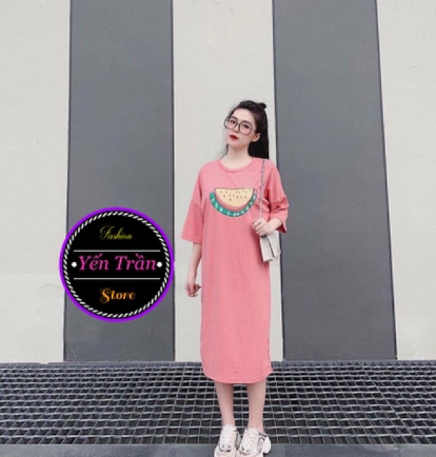 Váy hoa quả dáng xuông from rộng | BigBuy360 - bigbuy360.vn