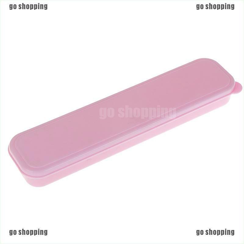 {go shopping}1pc 24.3cm Plastic Drinking Straws Storage Box Straws Case Straws Organization