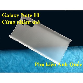 Ốp lưng Sam sung Note 10/ Note 10 plus nhựa CỨNG NHÁM MỜ