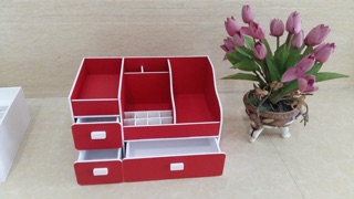 Kệ mỹ phẩm max 35cm siêu tiện dụng (Tặng 1 gương mini)
