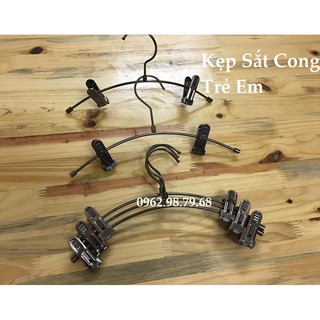 Móc Kẹp Trẻ Em 10 Kẹp Sắt, 10 Móc Bọc Đệm và 10 Dây Nhựa