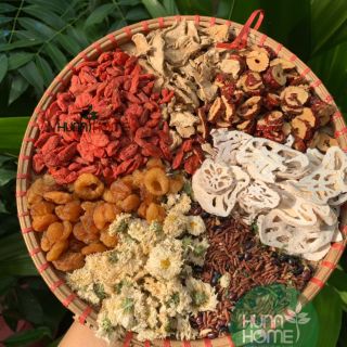 Trà củ sen - gạo lứt- hoa cúc - thực dưỡng dưỡng sinh