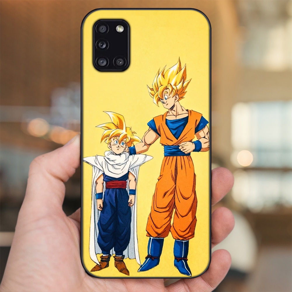 Ốp lưng Samsung A31 viền đen in hình Gohan Dragon Ball