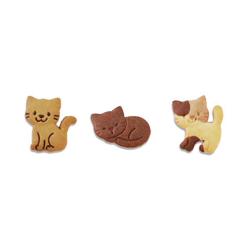Set 3 Khuôn Nhựa Làm Bánh Quy Kiểu Dáng Dễ Thương
