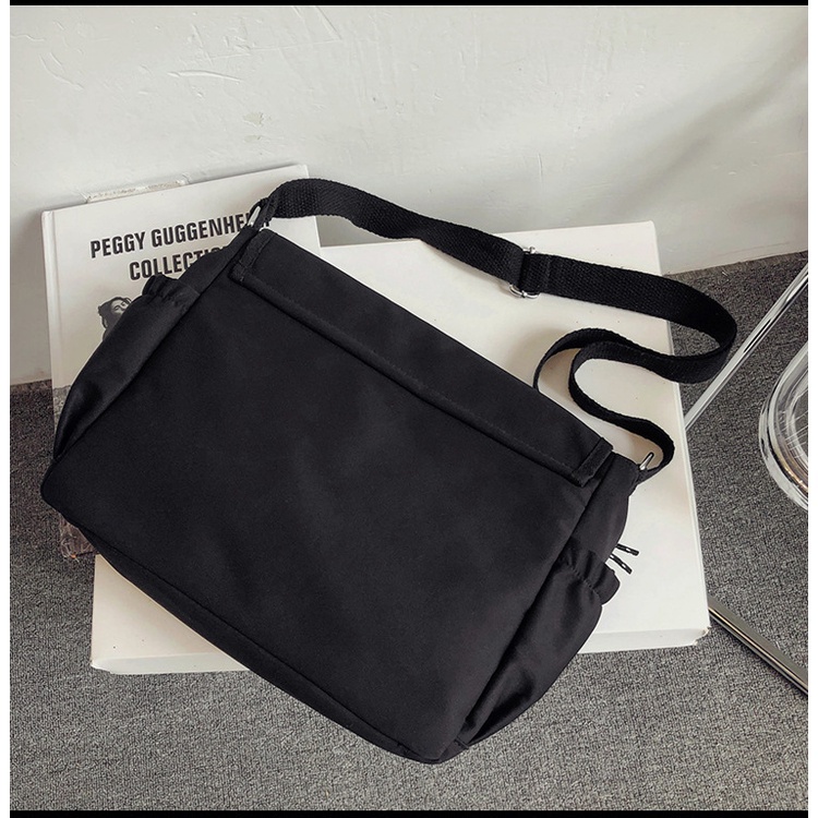 Túi Đeo Chéo Bằng Nylon Sức Chứa Lớn Thời Trang Hàn Quốc Cho Nam
