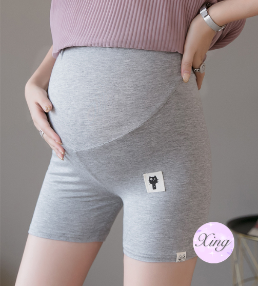 Quần Short Lưng Cao Chống Chói Thời Trang Cao Cấp Dành Cho Bà Bầu