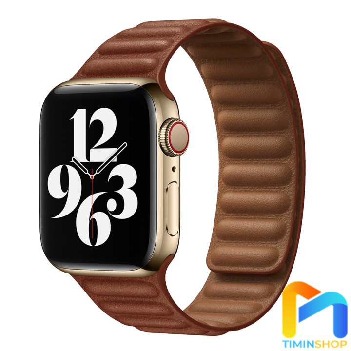 Dây Apple Watch Leather Link Da