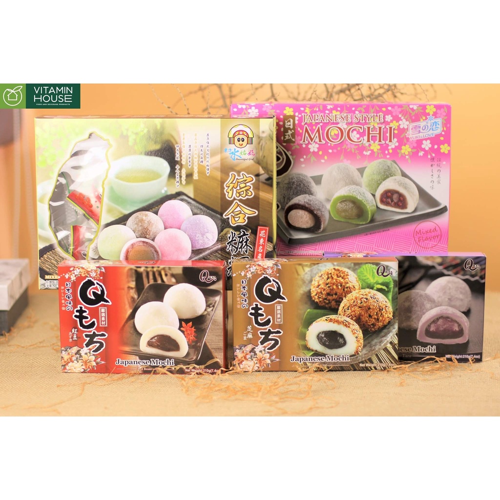 Bánh Mochi tổng hợp nhiều vị YUKI&amp;LOVE 300g - VITAMIN HOUSE