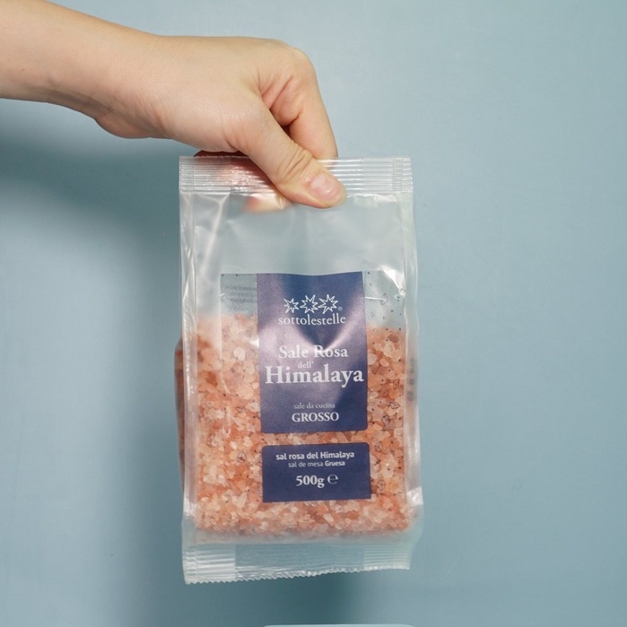 Muối hồng Himalaya Sottolestelle 500g ( Muối mịn & Muối hạt ) Himalaya Salt