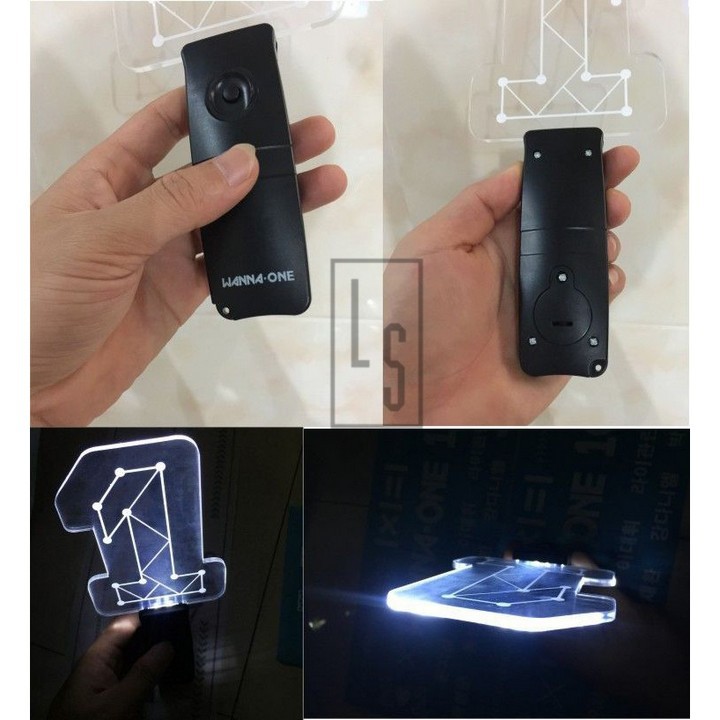 Bản mỏng- Lightstick wanna one gậy cổ vũ ánh sáng hòa nhạc phát sáng nhóm nhạc idol Hàn quốc tặng ảnh