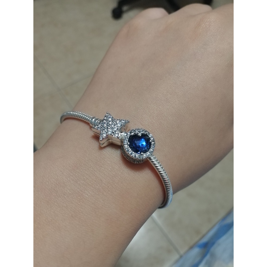 Vòng Tay Thiết Kế Bất Đối Xứng Kèm Hộp Đựng pandora