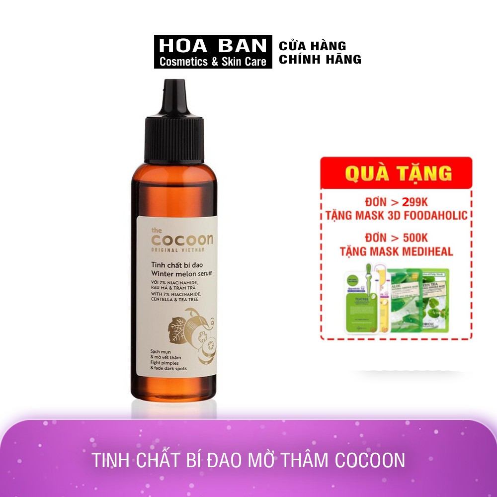 Tinh chất bí đao cocoon 70ml serum Winter melon