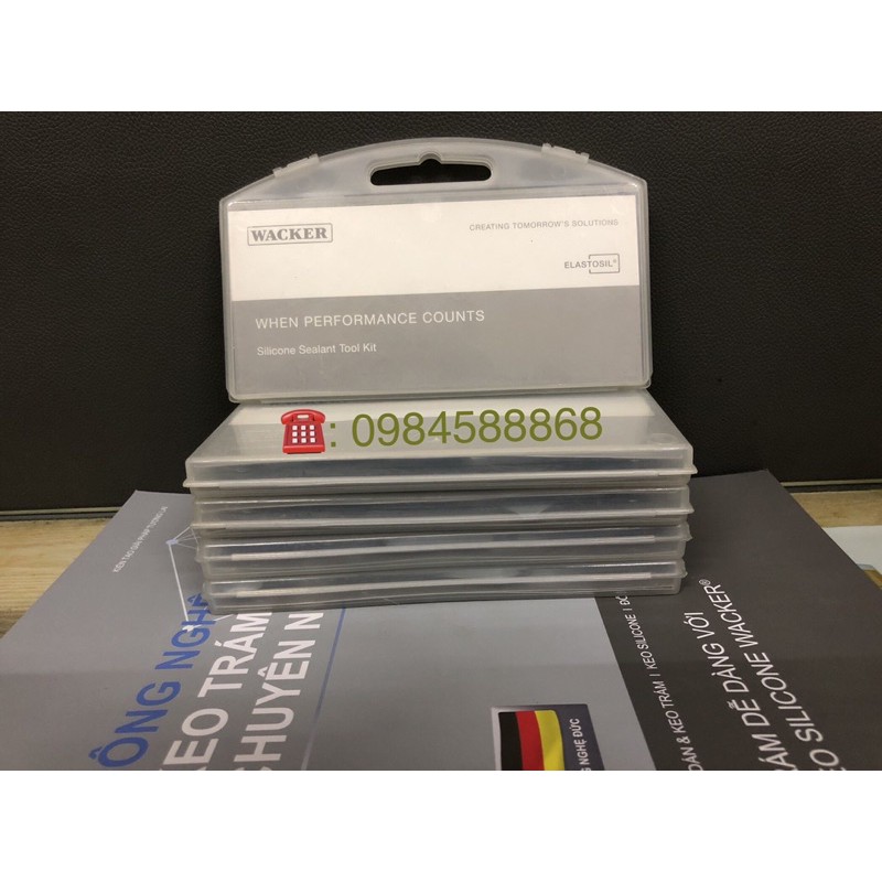 Bộ dụng cụ miết mạch Keo Silicone chuẩn hãng Wacker 🇩🇪