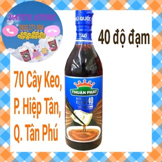 Nước mắm Thuận Phát cá cơm 40 độ đạm chai thủy tinh 620ml - Nước mắm cá cơm cao đạm 40 độ Thuận Phát chai 620ml