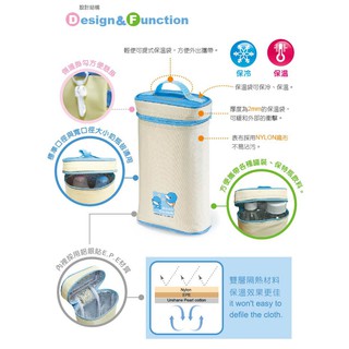 Ủ BÌNH SỮA - 2 BÌNH KUKU - KU5448 (KEM)