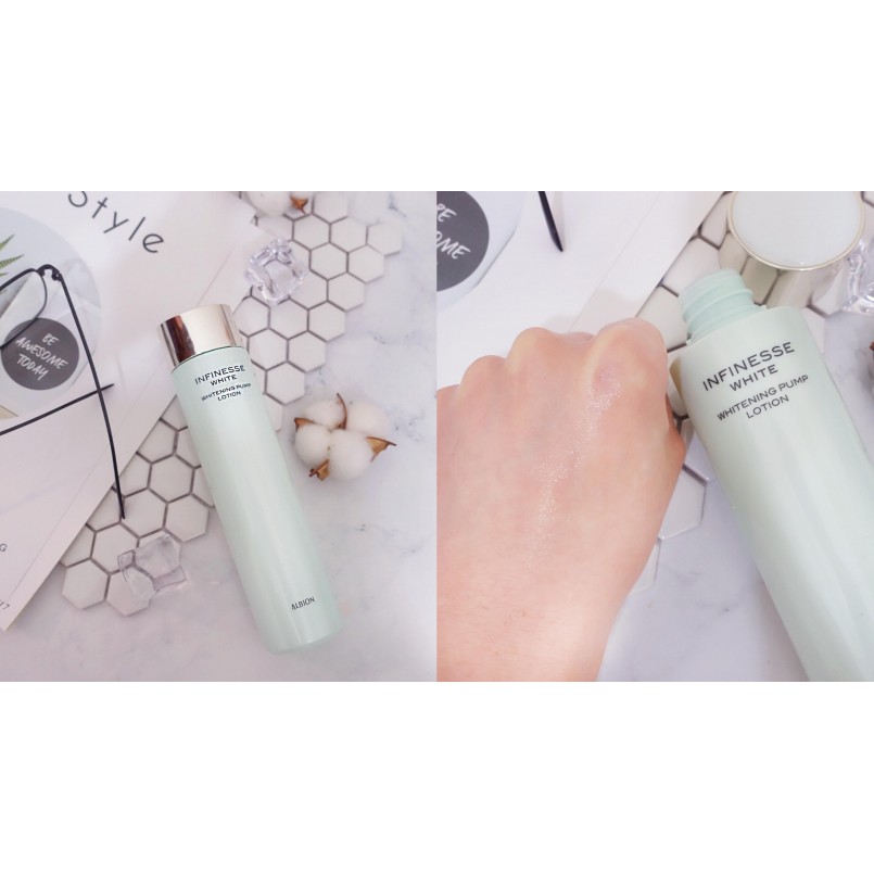 Nước dưỡng trắng da Infinesse Whitening Pump Lotion