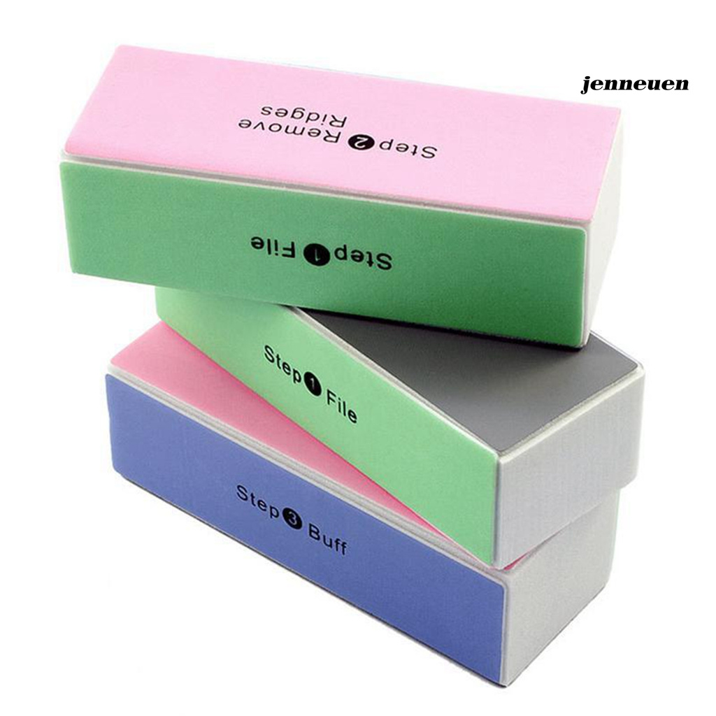 [Hàng mới về] Dụng cụ dũa móng tay hình chữ nhật thiết kế bốn mặt tiện dụng