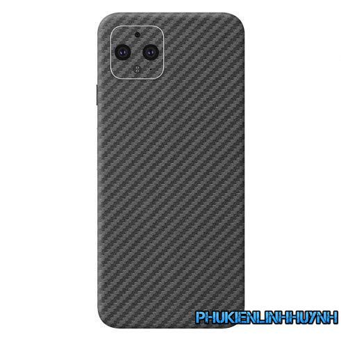 Google Pixe 4, 4 XL_Dán Film Carbon mặt lưng chống trầy, không bám vân tay