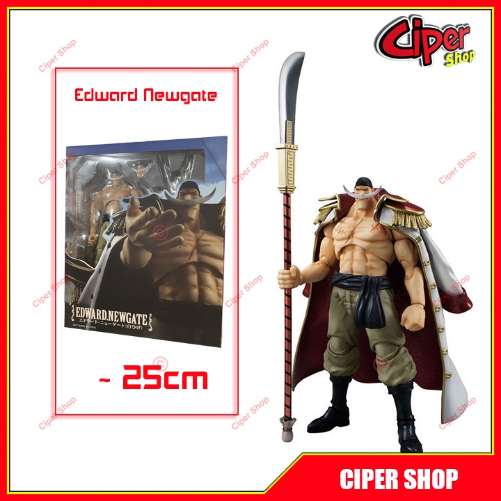 Mô hình Bố Già Râu Trắng Có Khớp - Mô hình One Piece - Figure Edward Newgate SHF