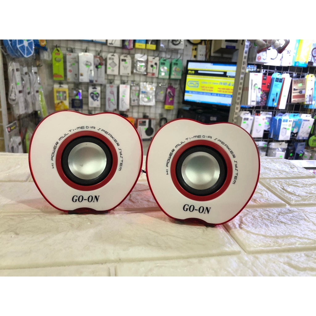 LOA VI TÍNH GO-ON CK-808 HÌNH QUẢ TÁO CỰC ĐẸP