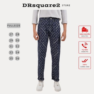 Quần Jean LV Nam, Quần Baggy Chữ LV Xanh Nam - LV SOP - LV 3S - Hottrend 2021 - Video, Ảnh thật shop chụp