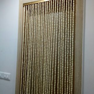 Rèm hạt gỗ bồ đề 1 màu