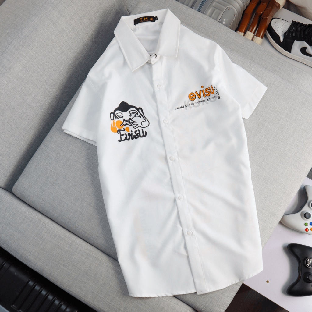 Áo Sơ Mi Nam Phong Cách UvisuKuro Thời Trang Công Nghệ Số Đỉnh Cao Trào Lưu tnm66 KME STORE