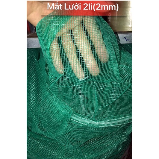 Cước xanh ( rọ xanh ) mắt lưới 2li, 3li,4li(2mm,3mm,4mm)- khổ 1m x1m(1m vuông)