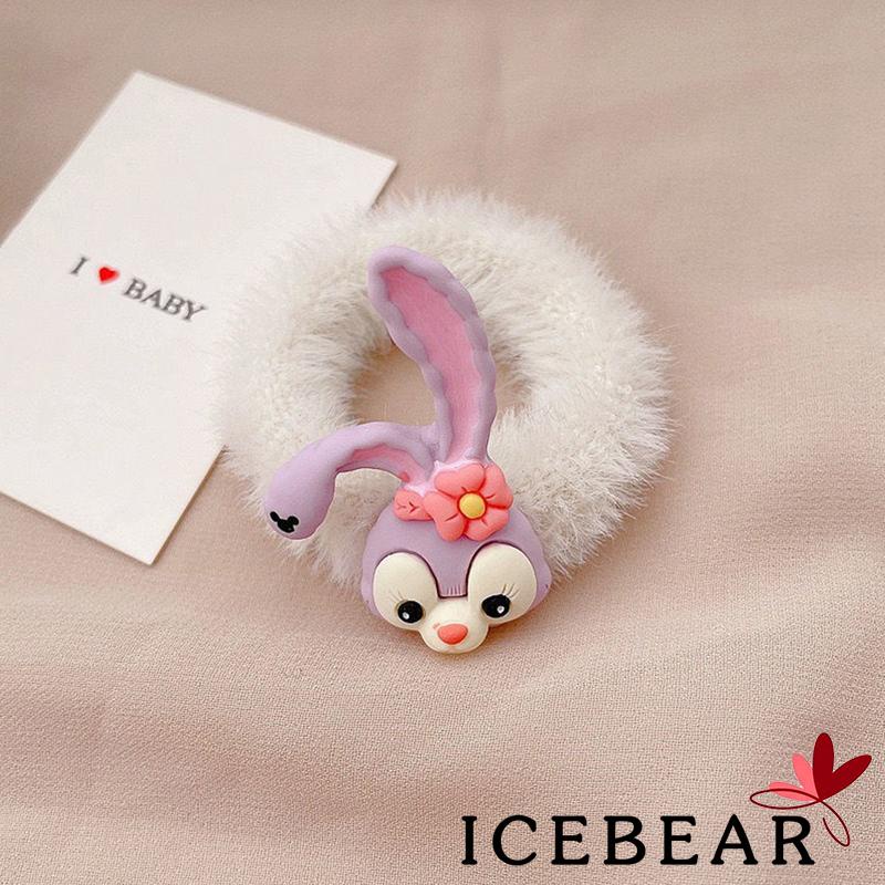 Dây buộc tóc co giãn hình đầu động vật dễ thương cho nữ