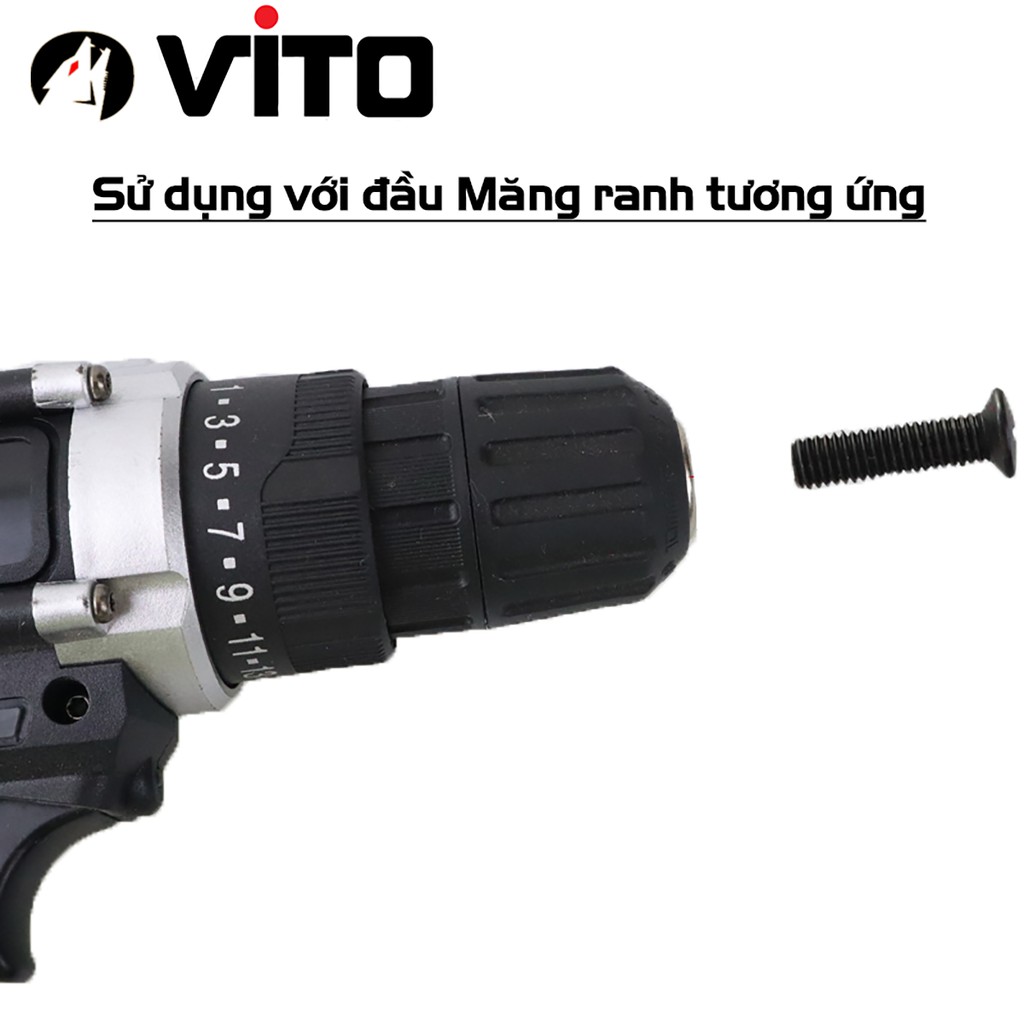 Ốc Ren Ngược M5 M6 VITO Sử Dụng Cho Măng Ranh Đầu Kẹp 10mm/13mm