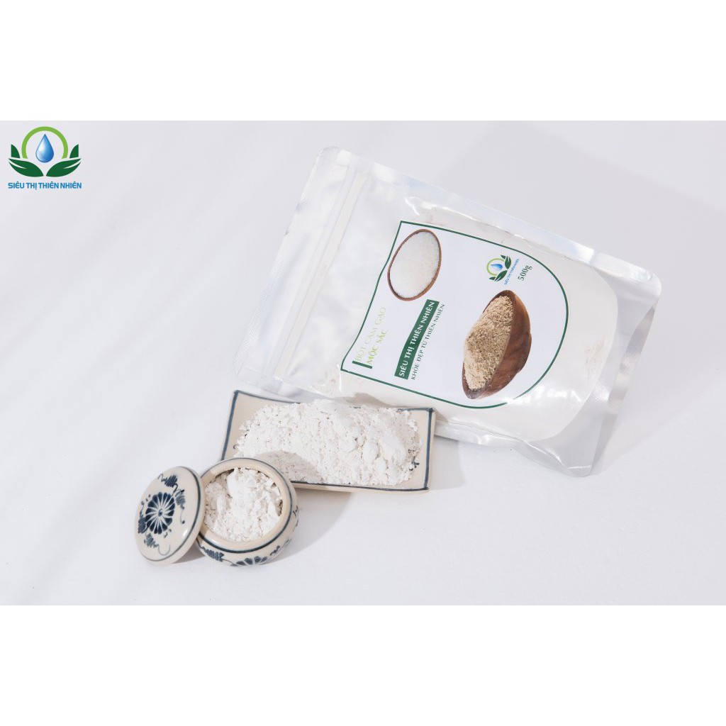 Bột cám gạo nguyên chất Mộc Sắc 500g - Tặng kèm mã giảm giá Hcàng mua càng rẻ