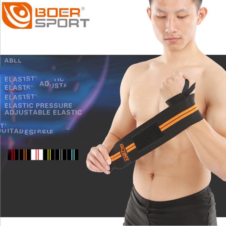 Dây quấn cổ tay tập gym Boer 1538 (1 đôi)