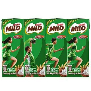 Lốc sữa Milo 180ml