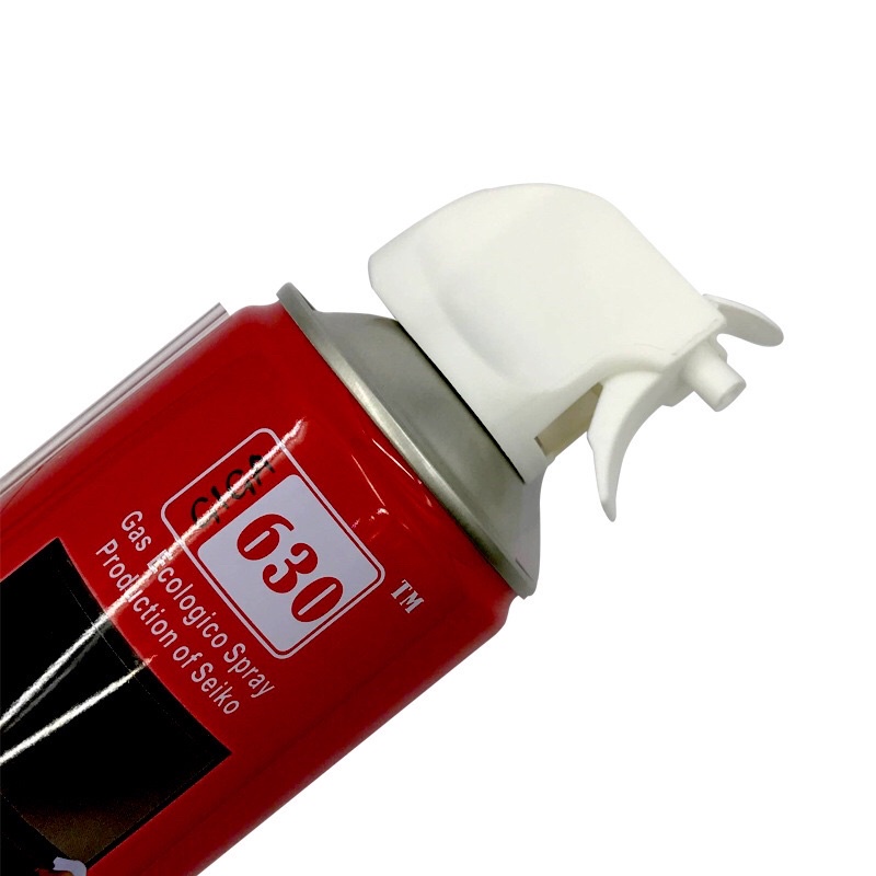 Bình Xịt Bụi Khí Nén Air Duster 630 Vệ Sinh Cho Bàn Phím, Máy Tính, Laptop Loại 1 Kèm Ống 450ml